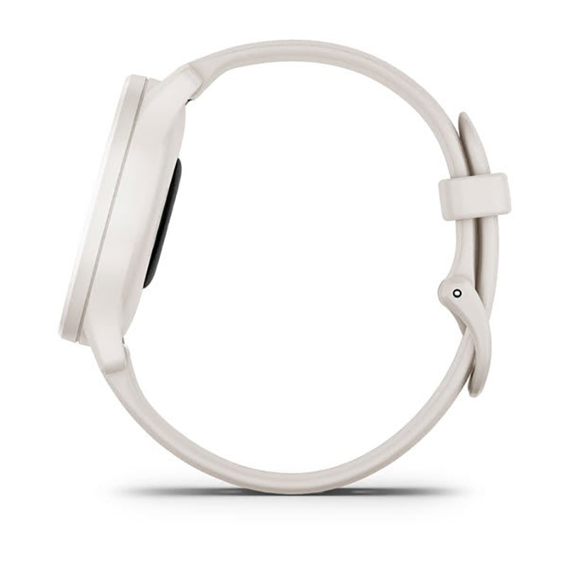 GARMIN Vivomove® Sport, WW, Ivory Case and Silicone Band with Peach Gold Accents Watch