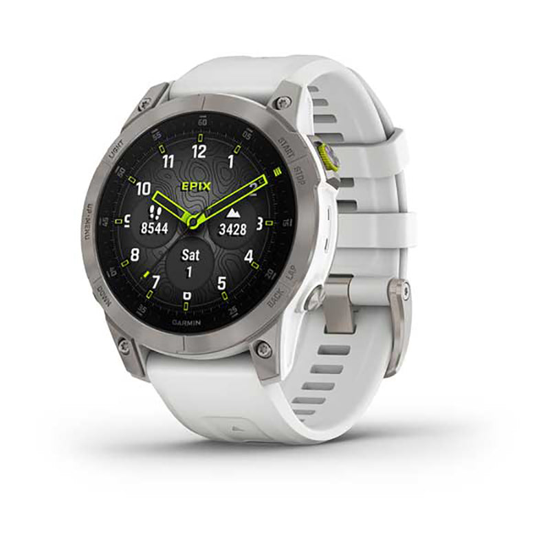 GARMIN Epix™ (Gen 2) EMEA, Sapphire Smart Watch White Titanium