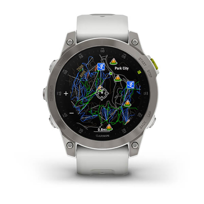 GARMIN Epix™ (Gen 2) EMEA, Sapphire Smart Watch White Titanium