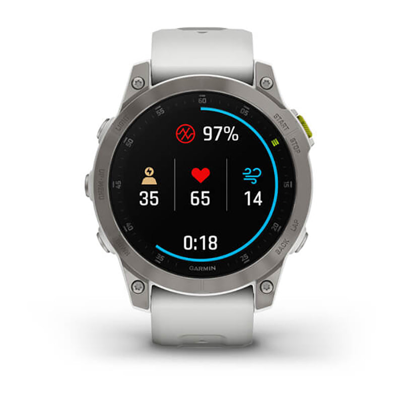 GARMIN Epix™ (Gen 2) EMEA, Sapphire Smart Watch White Titanium