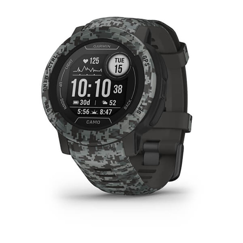 GARMIN Instinct® 2 Camo Edition, WW, Graphite Camo GPS Watch