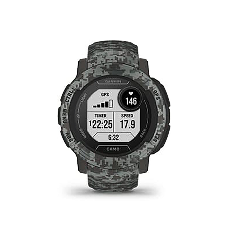 GARMIN Instinct® 2 Camo Edition, WW, Graphite Camo GPS Watch