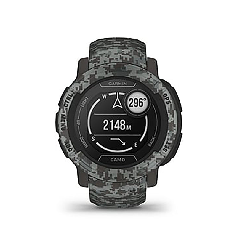 GARMIN Instinct® 2 Camo Edition, WW, Graphite Camo GPS Watch