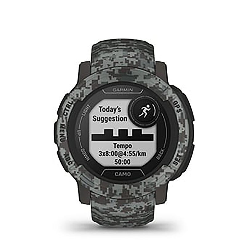 GARMIN Instinct® 2 Camo Edition, WW, Graphite Camo GPS Watch
