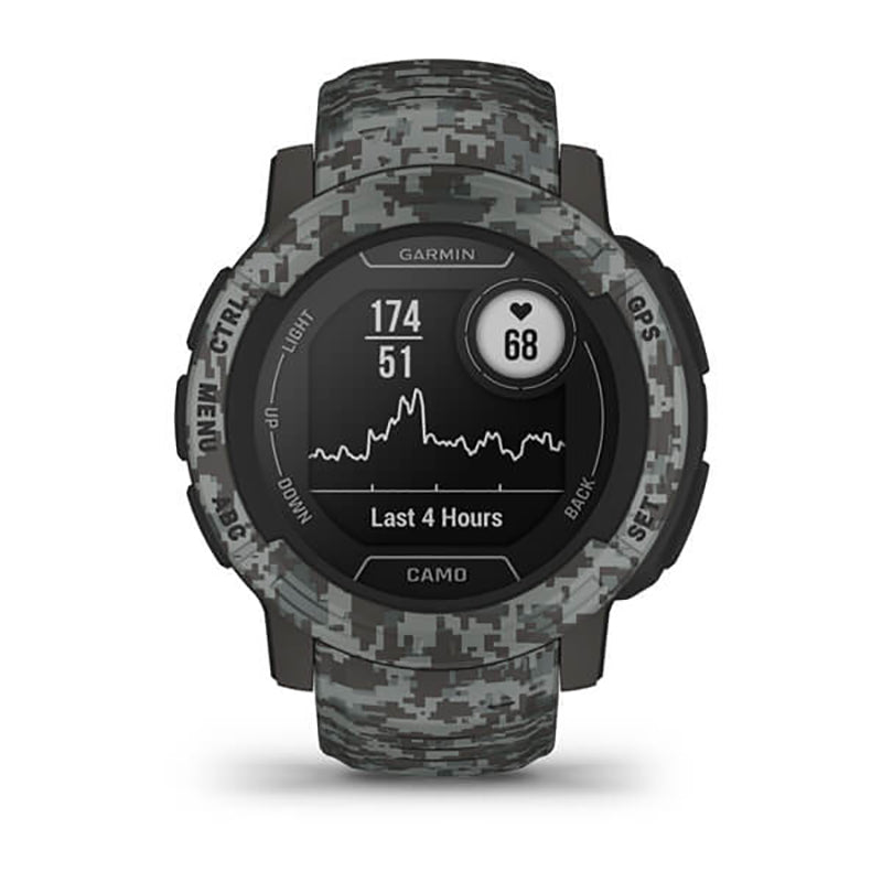GARMIN Instinct® 2 Camo Edition, WW, Graphite Camo GPS Watch