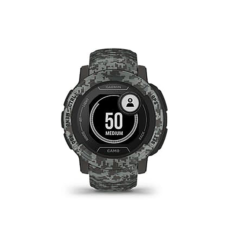GARMIN Instinct® 2 Camo Edition, WW, Graphite Camo GPS Watch
