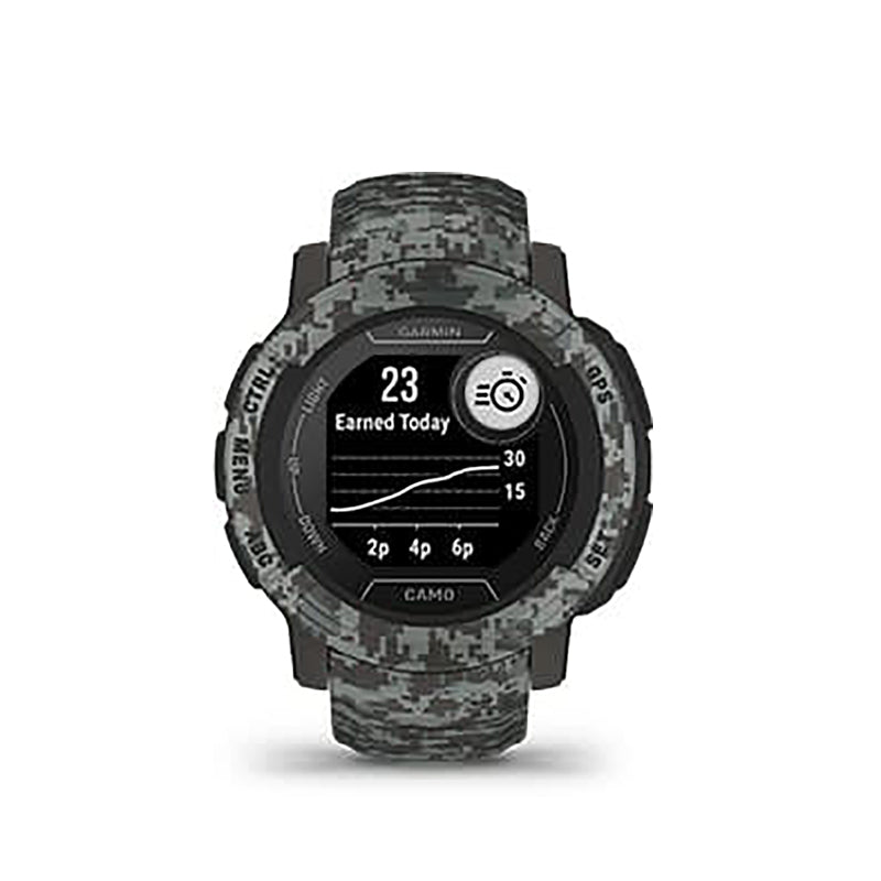 GARMIN Instinct® 2 Camo Edition, WW, Graphite Camo GPS Watch