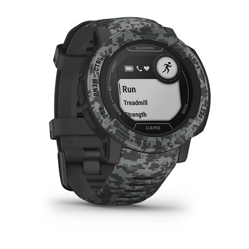 GARMIN Instinct® 2 Camo Edition, WW, Graphite Camo GPS Watch