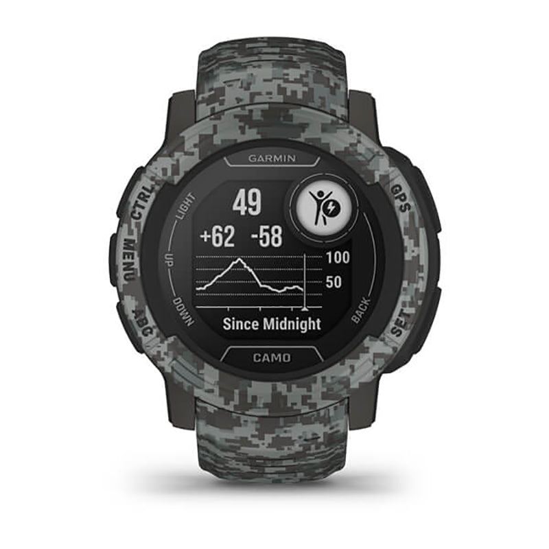 GARMIN Instinct® 2 Camo Edition, WW, Graphite Camo GPS Watch