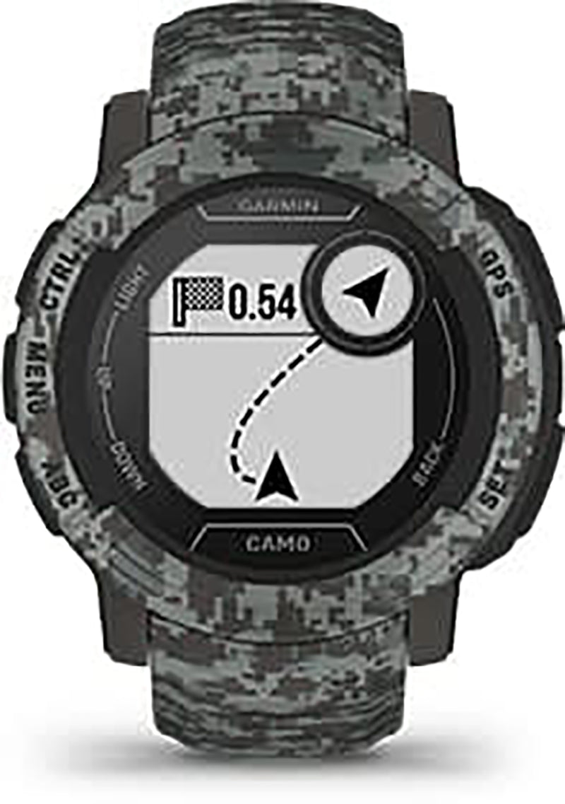GARMIN Instinct® 2 Camo Edition, WW, Graphite Camo GPS Watch