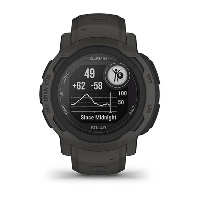 GARMIN Instinct® Solar Standard Edition, WW, Graphite GPS Watch