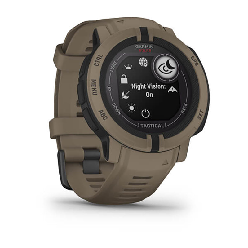 GARMIN Instinct® Solar Tactical Edition, WW, Coyote Tan GPS Watch