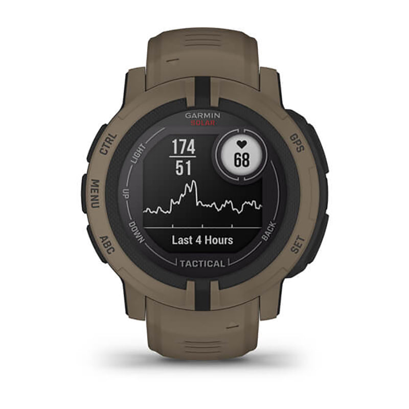 GARMIN Instinct® Solar Tactical Edition, WW, Coyote Tan GPS Watch