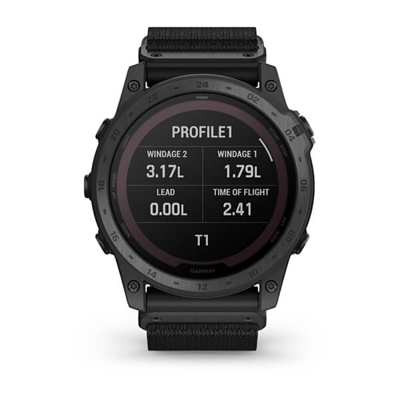 GARMIN Tactix 7 Pro Ballistics Edition EMEA, Solar Powered Tactical GPS Watch with Applied Ballistics and Nylon Band