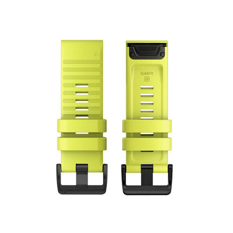 GARMIN Fenix 6X QuickFit® 26MM Amp Yellow Silicone Watch Bands