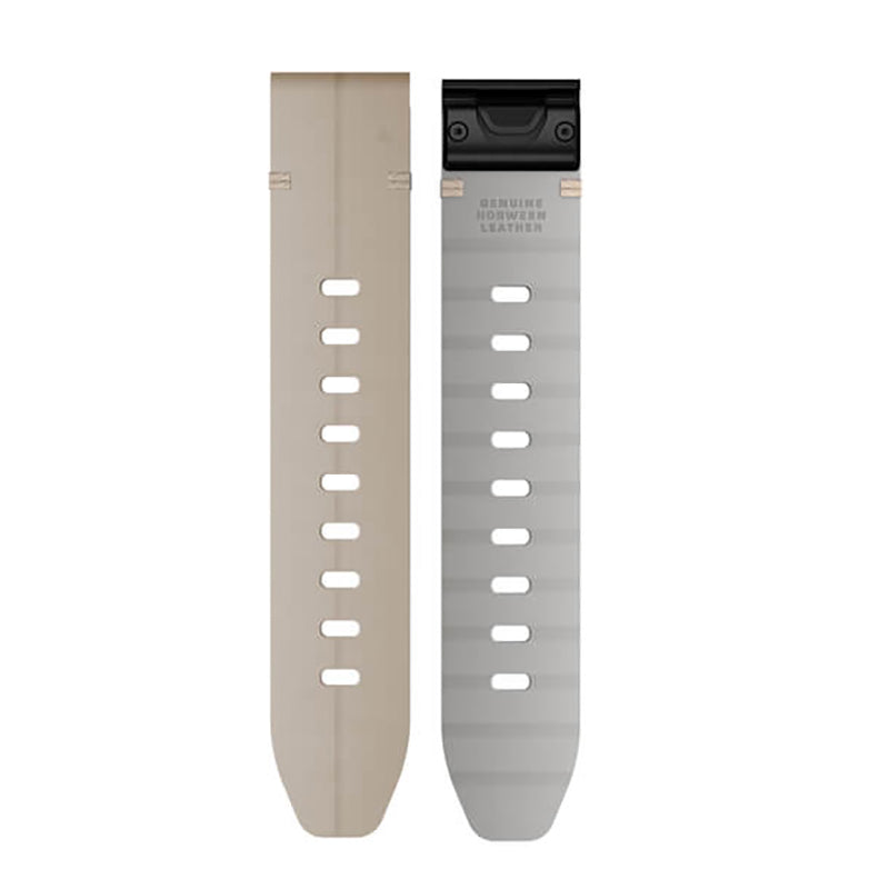 GARMIN Fenix 7S QuickFit® 20MM Limestone Leather Watch Band