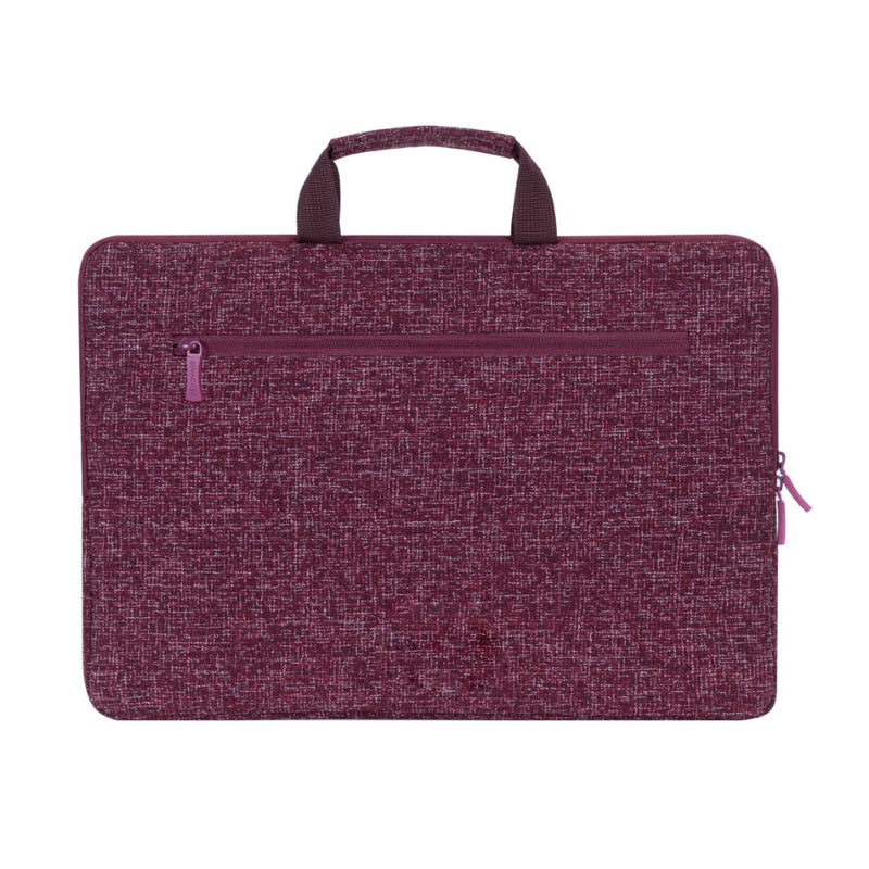 RivaCase 7913 Burgundy Red Laptop Sleeve 13.3" with Handles