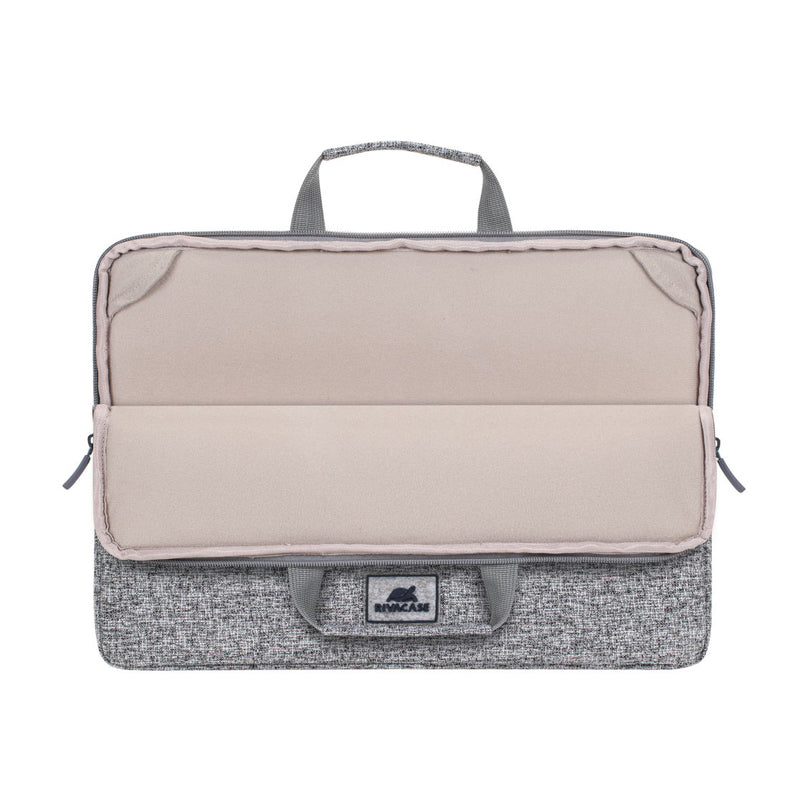 RivaCase 7915 Light Grey Laptop Sleeve 15.6" with Handles