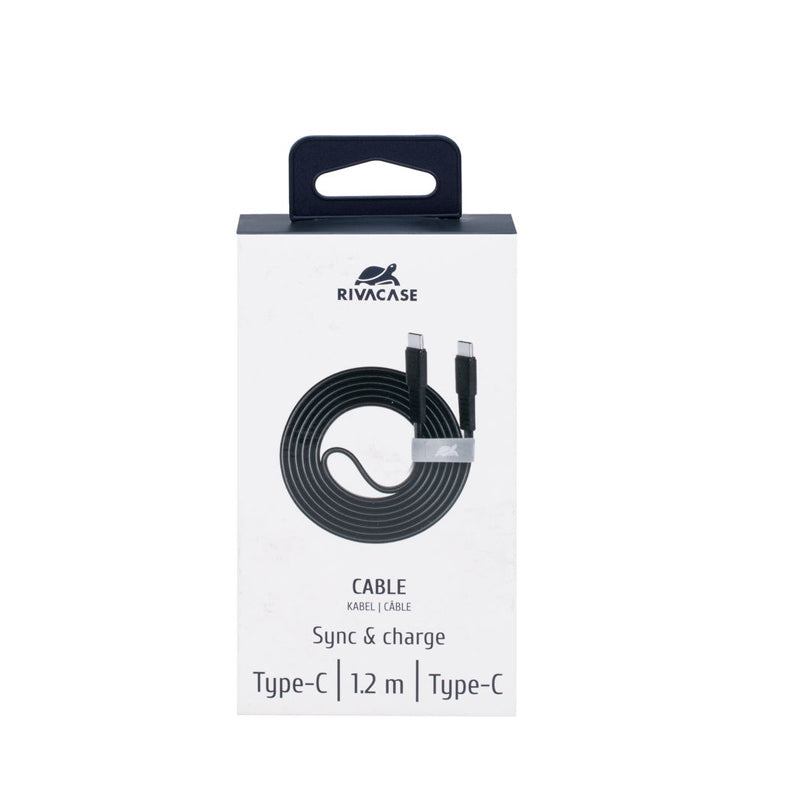RivaCase Type-C / Type-C Cable 1.2m Black