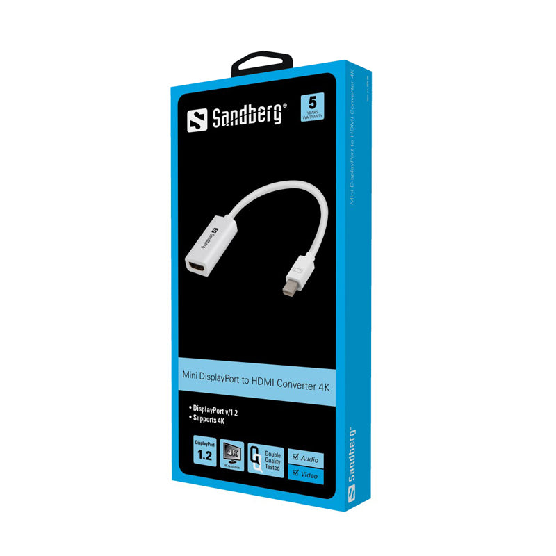 Sandberg Adapter MiniDP 1.2 HDMI 4K