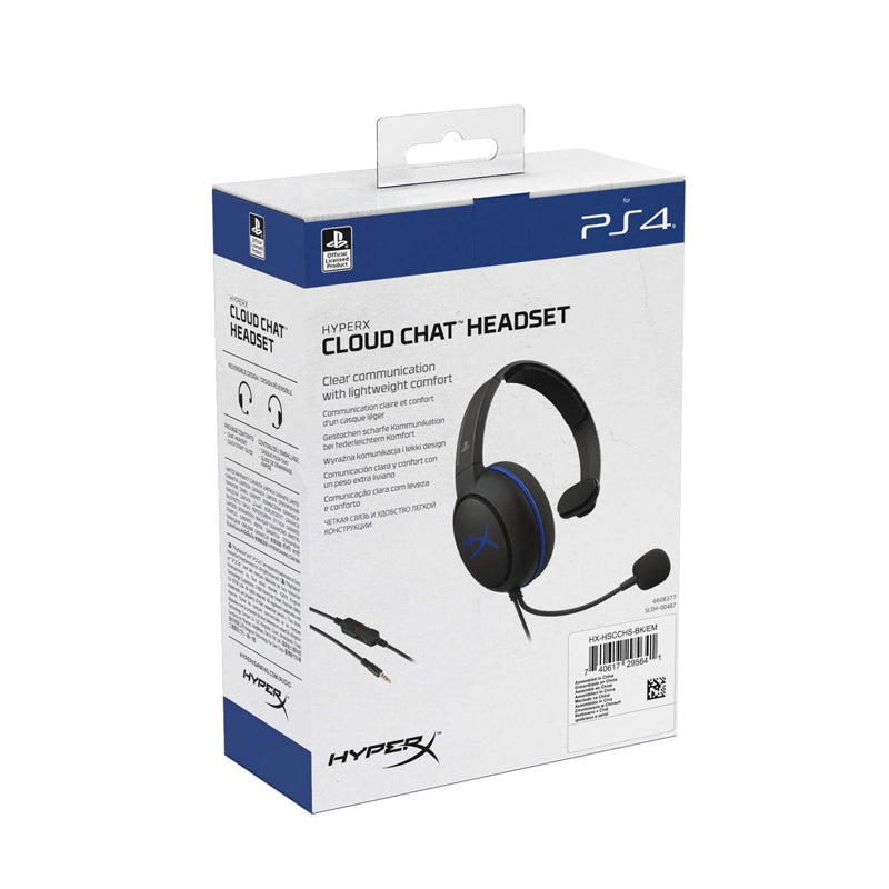 HyperX Cloud Chat PS4 Headsets (Pack of 1)