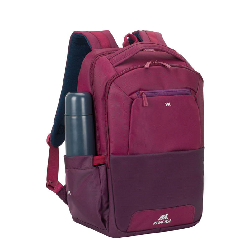 RivaCase 7767 Claret Violet/Purple Laptop Backpack 15.6"