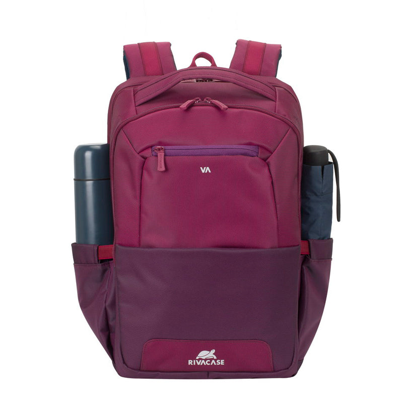 RivaCase 7767 Claret Violet/Purple Laptop Backpack 15.6"