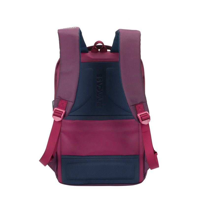 RivaCase 7767 Claret Violet/Purple Laptop Backpack 15.6"