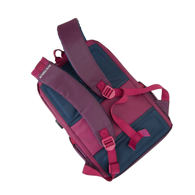 RivaCase 7767 Claret Violet/Purple Laptop Backpack 15.6"