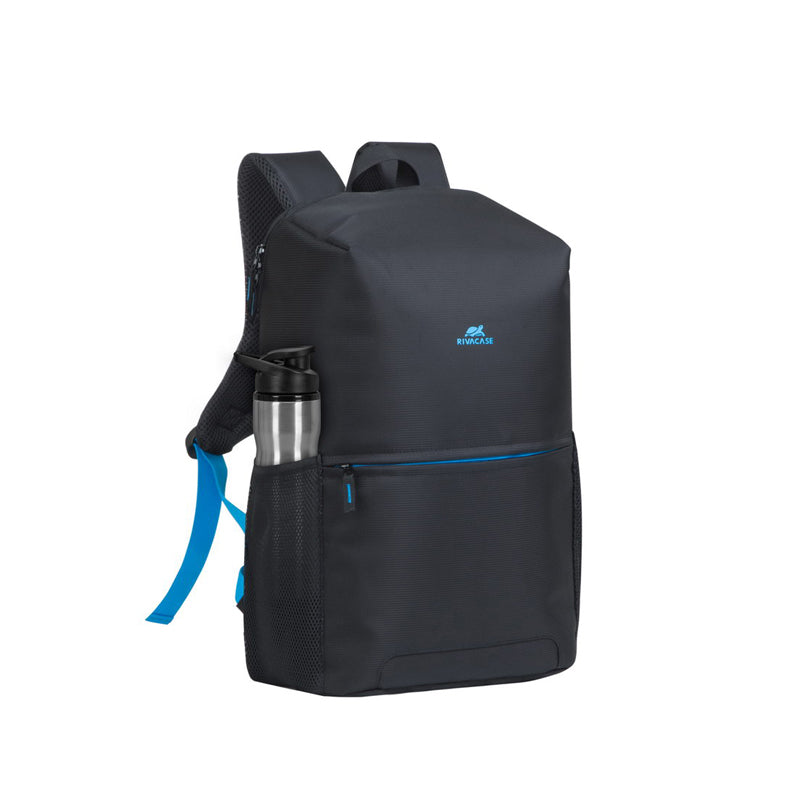 RivaCase 8068 Black Full Size Laptop 15.6"+ Sport Bottle