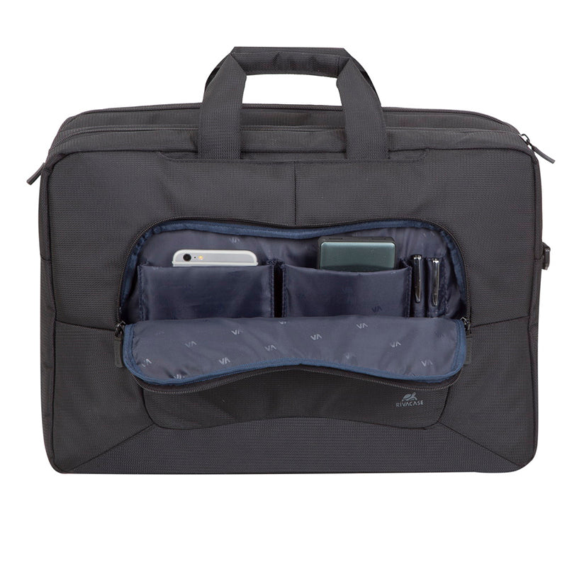 RivaCase 8455 Black Full Size Laptop Bag 17.3"