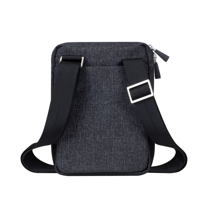 RivaCase 8810 Black Melange Crossbody Bag for Tablets 8"