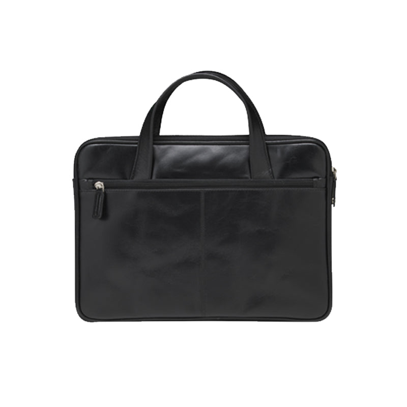 dbramante1928 Silkeborg (2nd Gen) Full Grain Leather Bag 13" - Black