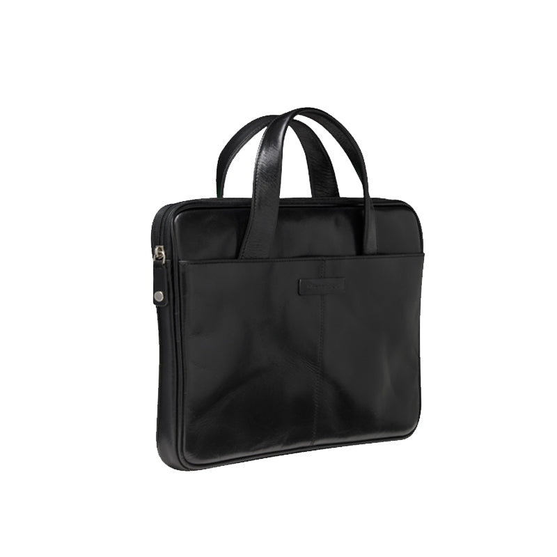 dbramante1928 Silkeborg (2nd Gen) Full Grain Leather Bag 13" - Black