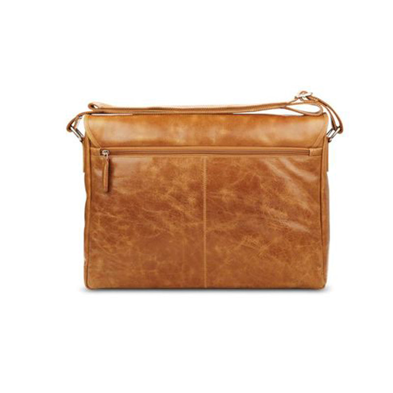dbramante1928 Marselisborg Messenger 16" Tan - Full Grain Leather