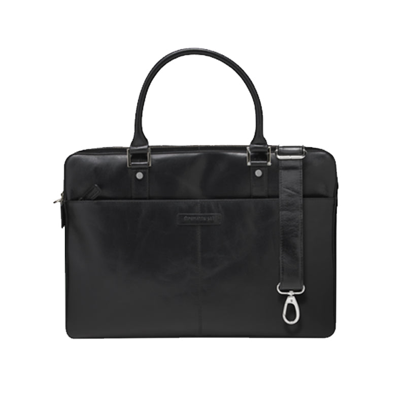 dbramante1928 Rosenborg (2nd Gen) Full Grain Leather Bag 16" - Black