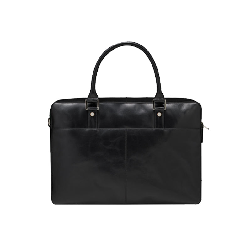 dbramante1928 Rosenborg (2nd Gen) Full Grain Leather Bag 16" - Black