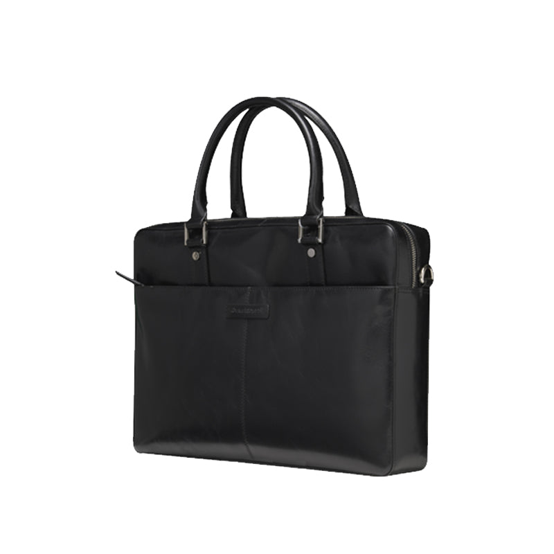 dbramante1928 Rosenborg (2nd Gen) Full Grain Leather Bag 16" - Black