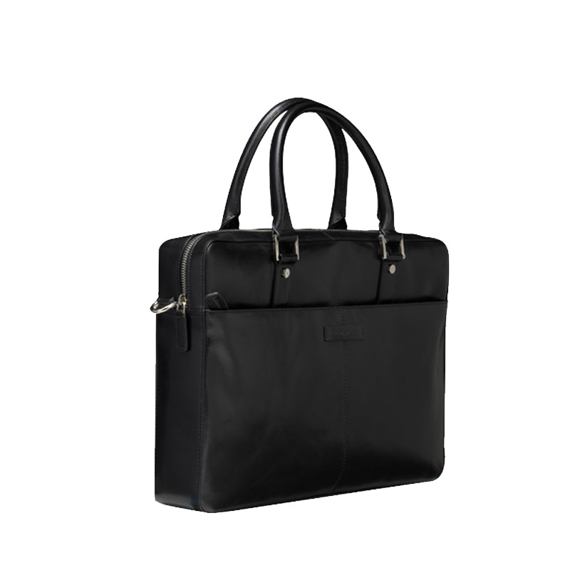 dbramante1928 Rosenborg (2nd Gen) Full Grain Leather Bag 16" - Black