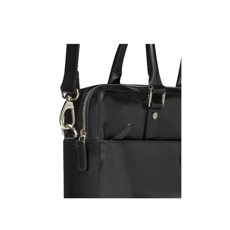 dbramante1928 Rosenborg (2nd Gen) Full Grain Leather Bag 16" - Black