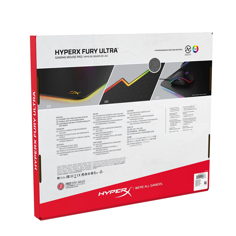 HyperX FURY Ultra RGB Mousepad (Medium)