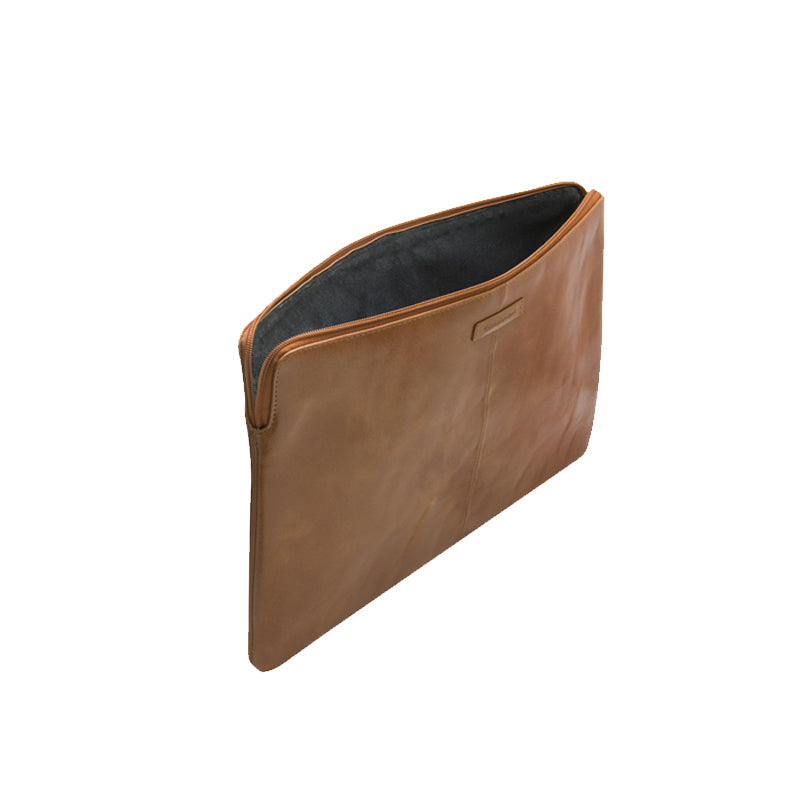 dbramante1928 Skagen Pro Full Grain Leather Sleeve 15" PC/MB Pro 16" (21) - Tan (2nd Gen)