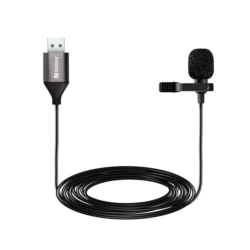 Sandberg Streamer USB Clip Microphone