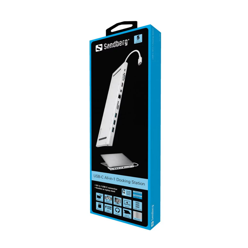 Sandberg USB-C All-in-1 Docking Station