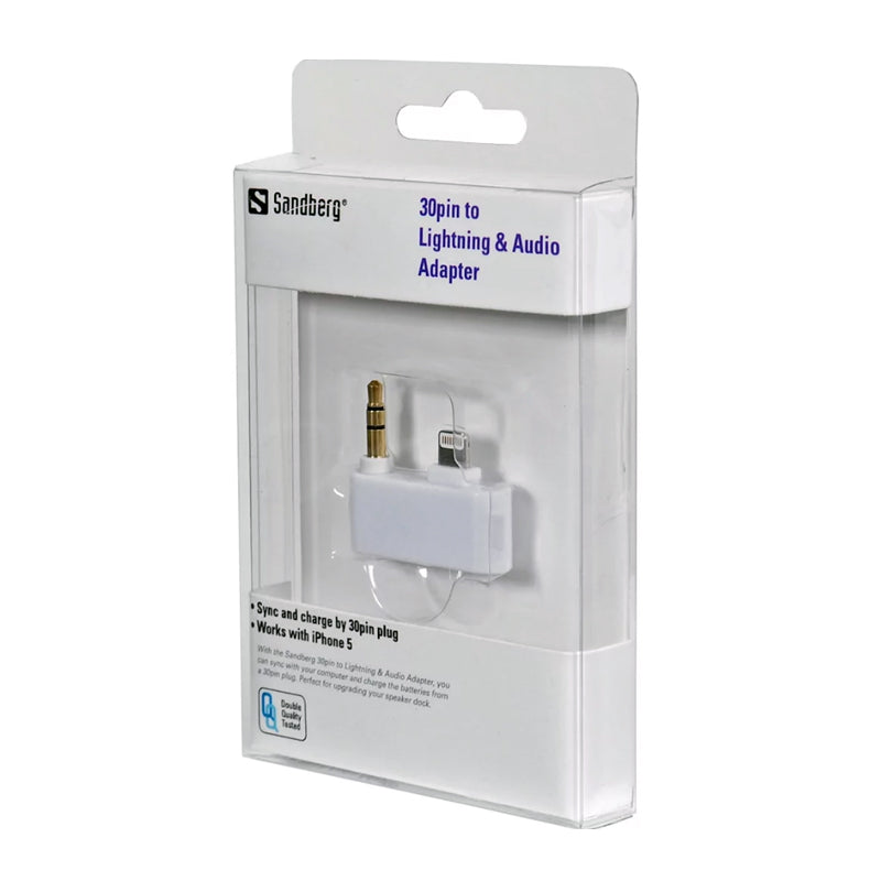Sandberg Adapter 30Pin> Lighting + Audio