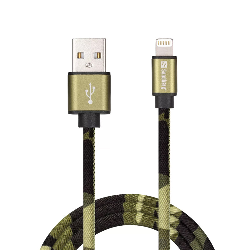 Sandberg Lightning Green Camouflage 1m