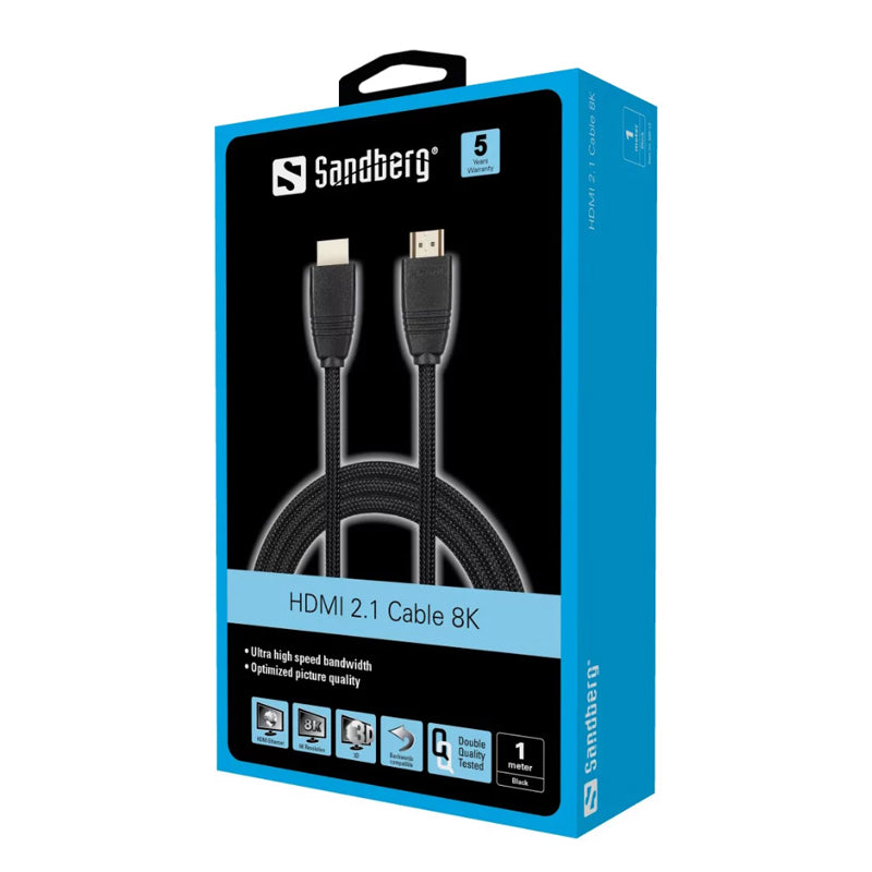 Sandberg HDMI 2.1 Cable 8K 1m