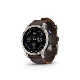 GARMIN D2 Mach 1 Aviator Smartwatch with Oxford Brown Leather Band EMEA