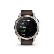 GARMIN D2 Mach 1 Aviator Smartwatch with Oxford Brown Leather Band EMEA