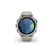 GARMIN Descent MK3 43MM, Stainless Steel with Fog Grey Silicone Band Watch